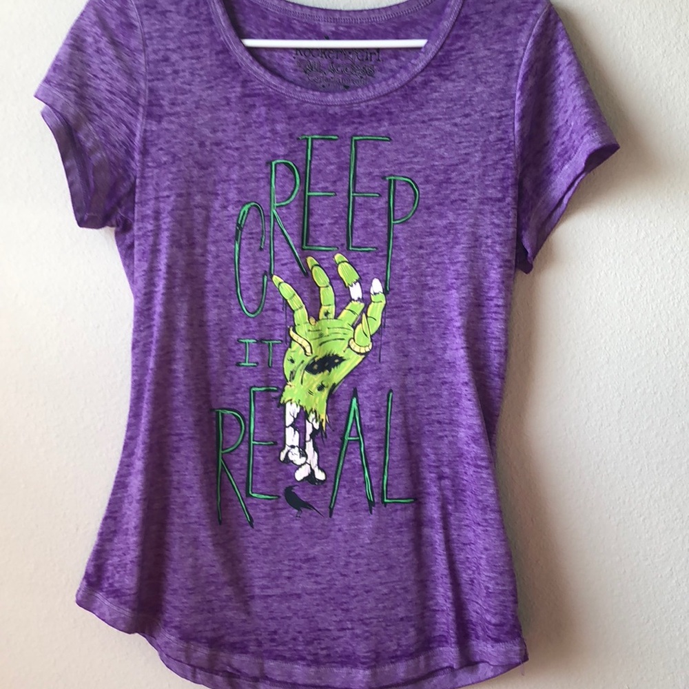 Purple Graphic Tee Size Medium